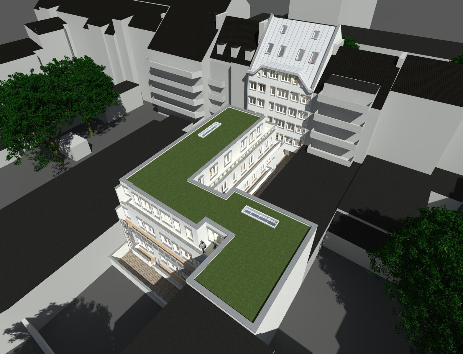 moderne 3-D-Modelle des Architekturbüros Buhrdorf